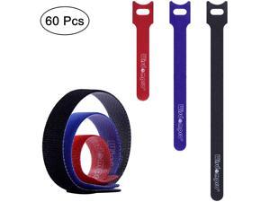 60 Pack Hook and Loop Straps Selfgripping Fastening Cord Cable Tie by Reusable Durable Functional Tie to Keep Your Home Office Workspace from Tangled Messes 468 Inch Each 20 Pack 60 Pack Hook and Loop Straps Selfgripping Fastening Cord Cable Tie by Reusable Durable Functional Tie to Keep Your Home Office Workspace from Tangled Messes 468 Inch Each 20 Pack