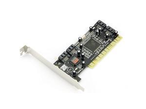 PCI SATA Internal Ports RAID Controller Card (4-Ports) SIL3114 Chipset with 3 Sata Cables PCI SATA Internal Ports RAID Controller Card (4-Ports) SIL3114 Chipset with 3 Sata Cables