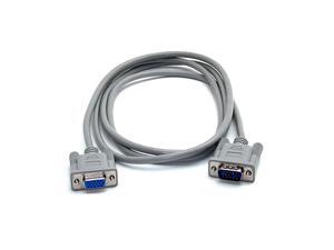6 ft 18 m VGA Extension Cable VGA Extension MaleFemale VGA Monitor Cable MXT101Gray 6 ft 18 m VGA Extension Cable VGA Extension MaleFemale VGA Monitor Cable MXT101Gray