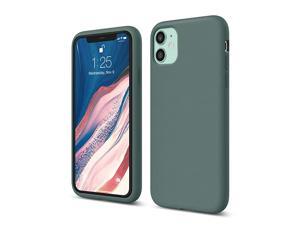 iPhone 11 Case |Midnight Green| Premium Liquid Silicone Raised Lip Screen Camera Protection 3 Layer Structure Full Body Protection Flexible Bottom