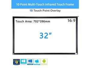 32 inch 10 Point MultiTouch Infrared Touch Frame IR Touch Panel 16 9 Infrared Touch Screen Overlay with USB Interface for LCDLED TV Display Presentation Kiosk Exhibitions Whiteboard 32 inch 10 Point MultiTouch Infrared Touch Frame IR Touch Panel 16 9 Infrared Touch Screen Overlay with USB Interface for LCDLED TV Display Presentation Kiosk Exhibitions Whiteboard