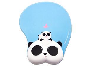 Panada Face Mouse Pad Non Slip Silicone Mouse Mat Wrist Rest Pad for Office Computer Laptop Panda Panada Face Mouse Pad Non Slip Silicone Mouse Mat Wrist Rest Pad for Office Computer Laptop Panda