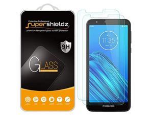 2 Pack  for Motorola Moto E6 Tempered Glass Screen Protector 033mm Anti Scratch Bubble Free