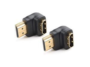 2Pack Right Angle HDMI Adapter 90 Degree HDMI Right Angle with 4K and HDR Support 2Pack Right Angle HDMI Adapter 90 Degree HDMI Right Angle with 4K and HDR Support