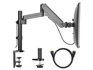 Mount Stand Adjustable Single Arm Desk Vesa Mount with Clamp Grommet Base HDMI Cable for LCD LED Screens Up to 32 Inch Gas Spring Articulating Full Motion Arm Holds 33 to 176Lbs Mount Stand Adjustable Single Arm Desk Vesa Mount with Clamp Grommet Base HDMI Cable for LCD LED Screens Up to 32 Inch Gas Spring Articulating Full Motion Arm Holds 33 to 176Lbs