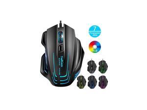 Gaming Mouse Wired Mouse Gaming Mouse Wired Computer Mouse Wired PC Gaming Mouse UP to 7500 DPI 7 Programmable Buttons Ergonomic Gaming Mice for Windows XP Vista WIN7 WIN8 Win10 MAC Gaming Mouse Wired Mouse Gaming Mouse Wired Computer Mouse Wired PC Gaming Mouse UP to 7500 DPI 7 Programmable Buttons Ergonomic Gaming Mice for Windows XP Vista WIN7 WIN8 Win10 MAC