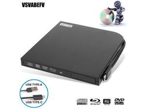 External Blu Ray DVD Drive Burner Player USB30 TypeC Dual interfaces Portable Slim Automatic SlotLoading CDDVDRAMBDROM Superdrive + RW Reader with High Speed Data for Laptop PC External Blu Ray DVD Drive Burner Player USB30 TypeC Dual interfaces Portable Slim Automatic SlotLoading CDDVDRAMBDROM Superdrive + RW Reader with High Speed Data for Laptop PC