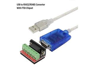 USB to RS422 RS485 Serial Port Converter Adapter Cable with FTDI Chip Support Windows 10 8 7 XP and Mac with ESD Protection 6ft18meter