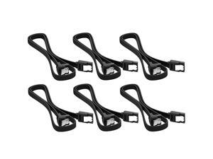 6 Pack 90 Degree Right Angle SATA III 60 Gbps Cable SATA 3 Cable with Locking Latch Black 12 Inches for SATA HDD SSD CD Driver CD Writer Black 6 Pack 90 Degree Right Angle SATA III 60 Gbps Cable SATA 3 Cable with Locking Latch Black 12 Inches for SATA HDD SSD CD Driver CD Writer Black