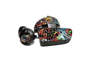 Skin for Oculus Rift S Acid Trippy | Protective Durable and Unique Vinyl Decal Wrap Cover | Easy to Apply Remove and Change Styles | Made in The USA