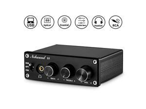 Q3 DAC Digital to Analog Converter Decoder USBCoaxOpt Headphone Amp Q3 DAC Digital to Analog Converter Decoder USBCoaxOpt Headphone Amp