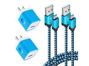 Phone Charger Micro Cable Set4pack Wall Plug 1A5V Power Adapter with 6ft Nylon Braided Fast Charging Micro USB Cord Compatible Samsung Galaxy S7 S6 Edge S4 Note 5LG Stylo 3 K10 K20 K30HTC Phone Charger Micro Cable Set4pack Wall Plug 1A5V Power Adapter with 6ft Nylon Braided Fast Charging Micro USB Cord Compatible Samsung Galaxy S7 S6 Edge S4 Note 5LG Stylo 3 K10 K20 K30HTC