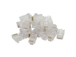 100pcs 8P8C RJ45 Crimp Connector Cat5e Unshielded Crystal Heads Ethernet Cable Plug Terminals GoldPlated Network 8P8C Modular RJ 45 Connector 100pcs 8P8C RJ45 Crimp Connector Cat5e Unshielded Crystal Heads Ethernet Cable Plug Terminals GoldPlated Network 8P8C Modular RJ 45 Connector