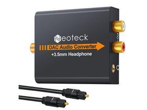 Digital to Analog Audio Converter Optical Coaxial Toslink Signal to Analog Audio Adapter RCA L/R with 3.5mm Jack Output for HDTV Blu-Ray Player DVD Sky PS3 Digital to Analog Audio Converter Optical Coaxial Toslink Signal to Analog Audio Adapter RCA L/R with 3.5mm Jack Output for HDTV Blu-Ray Player DVD Sky PS3