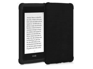 Case Compatible with  Kindle Paperwhite (10. Gen - 2018) - Soft Protective TPU e-Reader Back Cover - Perforated Black