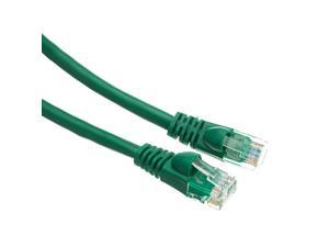 Cat6 Ethernet Cable 24AWG RJ45 Gold Plate Connector ETL 4 Pair Stranded Copper Snagless Mold Boot Unshielded Twisted Pair UTP Internet Network Patch Cable 14 Foot Green