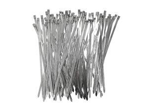 304 Stainless Steel Cable Ties Wrap Coated Self Locking Metal Zip Ties Stainless Steel 118inch 304 Stainless Steel Cable Ties Wrap Coated Self Locking Metal Zip Ties Stainless Steel 118inch