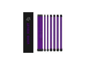 Customization Mod Sleeve Extension Power Supply Cable Kit 18AWG ATXEPS8pin PCIE6pin PCIE Purple Customization Mod Sleeve Extension Power Supply Cable Kit 18AWG ATXEPS8pin PCIE6pin PCIE Purple