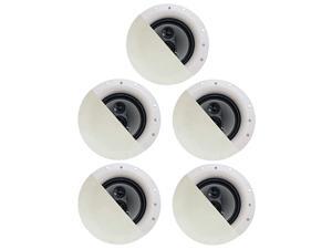 CSic84 Frameless 8" in Ceiling 5 Speaker Set 3 Way Home Theater Speakers, White, (Model: CSic84-5S) CSic84 Frameless 8" in Ceiling 5 Speaker Set 3 Way Home Theater Speakers, White, (Model: CSic84-5S)