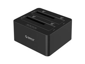 Dual Bay 25quot 35quot USB 30 to SATA Hard Drive Docking Station with Offline Duplicator and Clone Function UASP Protocol and 2 x 12TB Supported Black Dual Bay 25quot 35quot USB 30 to SATA Hard Drive Docking Station with Offline Duplicator and Clone Function UASP Protocol and 2 x 12TB Supported Black