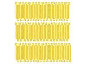100pcs Reusable Fastening Cable Ties Adjustable Wire Management 8 Inch Yellow 100pcs Reusable Fastening Cable Ties Adjustable Wire Management 8 Inch Yellow
