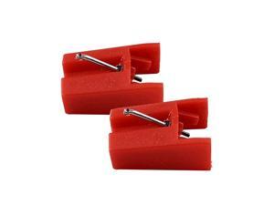 Record Player Stylus Turntable Needle for ION ICT04RS ION TTUSB TTUSB10 ITTCD10 LPDock LP2CD LP2Flash IProfile and Profile Flash Pack of 2 Red Record Player Stylus Turntable Needle for ION ICT04RS ION TTUSB TTUSB10 ITTCD10 LPDock LP2CD LP2Flash IProfile and Profile Flash Pack of 2 Red