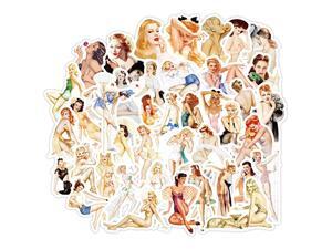 Retro Pinup Girls Stickers Pack 50 Pcs Suitcase Stickers Vinyl Sexy Lady Decals for Laptop Bumper Helmet Ipad Cars Luggage Water Bottle Retro Pinup Girls Stickers Pack 50 Pcs Suitcase Stickers Vinyl Sexy Lady Decals for Laptop Bumper Helmet Ipad Cars Luggage Water Bottle