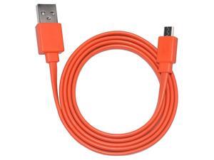 Flat Charging Power Supply Cable Cord Line for JBL Wireless Speaker Orange Flat Charging Power Supply Cable Cord Line for JBL Wireless Speaker Orange