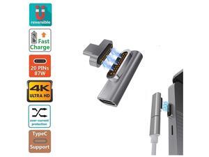 USB C Magnetic Charger Adapter Type C 86W Quick Fast Charging Connector Compatible MacBook MacBook Pro Mote Z Google Pixel 22XL Samsung S8N8 USB C Magnetic Charger Adapter Type C 86W Quick Fast Charging Connector Compatible MacBook MacBook Pro Mote Z Google Pixel 22XL Samsung S8N8