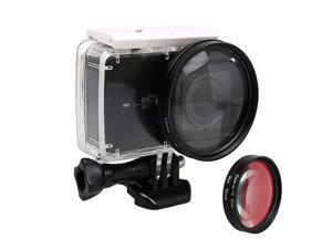 Yi 4k II Filter Closeup 10 HD Macro Lens+Red Filter+52mm Adapter Ring+Protector Lens Cap for Xiaomi yi 2 4k Action Camera Photography Accessories by Yi 4k II Filter Closeup 10 HD Macro Lens+Red Filter+52mm Adapter Ring+Protector Lens Cap for Xiaomi yi 2 4k Action Camera Photography Accessories by