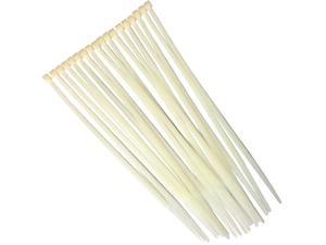 8quot Nylon Cable Ties 500 Pack of SelfLocking Zip Ties Color ClearWhite