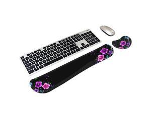 Rests for Keyboard and Mouse Memory Foam Rest Pad Hand Arm Support Set for GamingOfficeComputer Laptop and Mac AntiSlip Comfortable for Easy Typing Colorful Flowers Rests for Keyboard and Mouse Memory Foam Rest Pad Hand Arm Support Set for GamingOfficeComputer Laptop and Mac AntiSlip Comfortable for Easy Typing Colorful Flowers