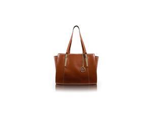 M Series Aldora Top Grain Cowhide Leather Ladies Tote with Tablet Pocket Brown 97504 M Series Aldora Top Grain Cowhide Leather Ladies Tote with Tablet Pocket Brown 97504
