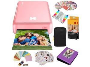 Mini2 Instant Photo Printer Pink Gift Bundle + Paper 20 Sheets + Deluxe Case + 7 Fun Sticker Sets + Twin Tip Markers + Photo Album + Hanging Frames Mini2 Instant Photo Printer Pink Gift Bundle + Paper 20 Sheets + Deluxe Case + 7 Fun Sticker Sets + Twin Tip Markers + Photo Album + Hanging Frames