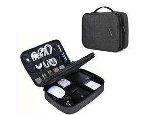 Organizer BAGSMART Accessories Organizer Travel Double Layer s Bag Large for 105 inch iPad Pro Adapter Cables Black Organizer BAGSMART Accessories Organizer Travel Double Layer s Bag Large for 105 inch iPad Pro Adapter Cables Black
