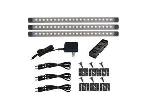 Under Cabinet 21 LED Light Set 3 Panels Pro Series Deluxe Kit Pure White | Inline Dimmer Optional See B00405DEEU | Inspired LED Under Cabinet Lighting Under Cabinet 21 LED Light Set 3 Panels Pro Series Deluxe Kit Pure White | Inline Dimmer Optional See B00405DEEU | Inspired LED Under Cabinet Lighting