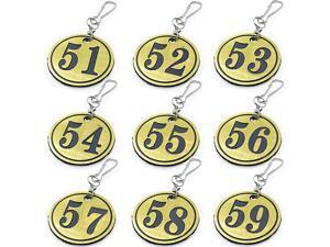 Plastic DoorLockerValvePlantsID Number Tags with Key Ring Pack of 50PCS 51100 Golden Plastic DoorLockerValvePlantsID Number Tags with Key Ring Pack of 50PCS 51100 Golden