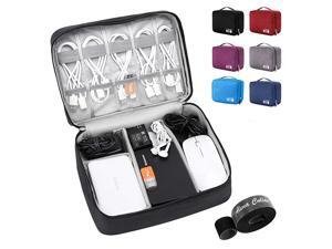 Electronic Organizer Travel Universal Cable Organizer Electronics Accessories Cases for Cable Charger Phone USB SD Card Electronic Organizer Travel Universal Cable Organizer Electronics Accessories Cases for Cable Charger Phone USB SD Card