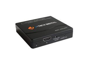 HDMI Splitter 4K 60Hz 1X2 Multi-Resolution Output (MRO) by  HDMI 2.0 Splitter Supports Downscale HDR HDR10 / Dolby Vision 4K@60Hz 4:4:4 HDCP2.3 2.2 (JTECH-4KSP2)