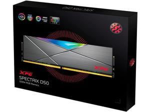 XPG DDR4 D50 RGB GB (2xGB) MHz PC4- U-DIMM 288-Pins Desktop Memory CL Kit (32GB (2x16GB) - 3200MHz, Titaninum)