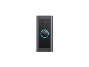 Ring Video Doorbell Wired  Convenient, essential features in a slimmed-down design, pair with Ring Chime to hear audio notifications in your home (existing doorbell wiring required) - 2021 release