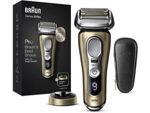 Braun Electric Foil Razor for Men, Series 9 Pro 9419s Wet & Dry Shaver with ProLift Beard Trimmer, Gold