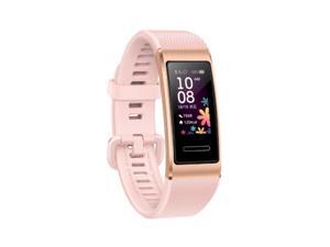 HUAWEI Band 4 Pro - Smart Band Fitness Tracker with 0.95 Inch AMOLED Touchscreen, 24/7 Heart Rate Monitor, Blood Oxygen Saturation Monitor, Built-in GPS, 5ATM Waterproof - Pink Gold
