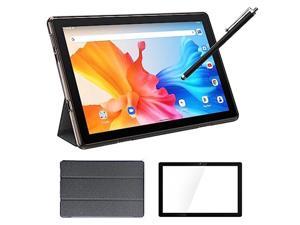 101 Inch Android 11 Tablet PC 6GB RAM 128GB ROM1TB Expandable Computer Tablets 5G WiFi 6 BT 50 Quad Core Tableta IPS HD Touch Screen 8MP Camera Google GMS Certified Tablets with Leather Case