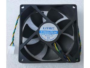 For 1pcs SUNON EF80251S2-Q01C-S9A 8025 12V 4.44W 4-wire cooling fan 
