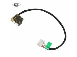 New Laptop AC DC Power Jack Plug in Charging Port Socket Connector with Wire Cable Harness for HP Pavilion 15-ab171cy 15-ab172cy 15-ab173cl 15-ab173cy 15-ab174cy 15-ab175cy 15-ab176cy 15-ab180NO