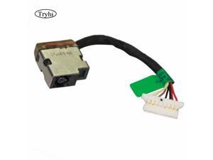 New Laptop AC DC Power Jack plug in charging port Socket Connector with Cable Harness For HP Pavilion 15-cc509us 15-cc510nr 15-cc510ns 15-cc510ur 15-cc511ur 15-cc512ns 15-cc512ur 15-cc512us 15-cc513ns