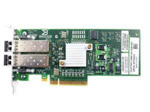 Brocade 825 Dual Port 8 Gbps FC Host Bus Adapter 7T5GY KKYWJ BR-825 w/ 2 8GB SFP Brocade 825 Dual Port 8 Gbps FC Host Bus Adapter 7T5GY KKYWJ BR-825 w/ 2 8GB SFP