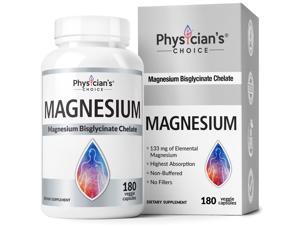Magnesium Glycinate - Patented Bisglycinate Non Buffered Chelated Magnesium Supplement for Sleep, Muscle Cramps, Relaxation, Bone Density, Gluten Free, Non-GMO, 180 Capsules Magnesium Glycinate - Patented Bisglycinate Non Buffered Chelated Magnesium Supplement for Sleep, Muscle Cramps, Relaxation, Bone Density, Gluten Free, Non-GMO, 180 Capsules
