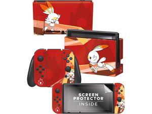 Controller Gear Nintendo Pokémon Switch Console Skin "Scorbunny Set 1" Controller Gear Nintendo Pokémon Switch Console Skin "Scorbunny Set 1"